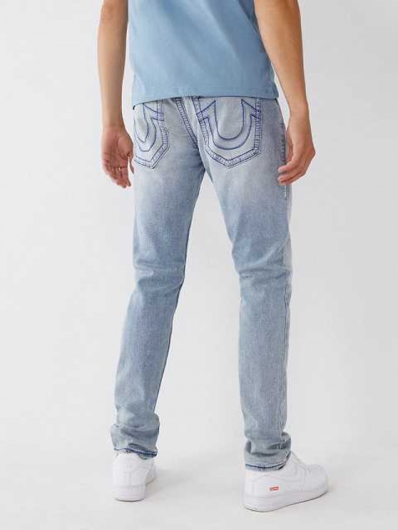 True Religion Rocco Super Q Stitch Skinny Jeans Herr Ljustvätt | IKW985743