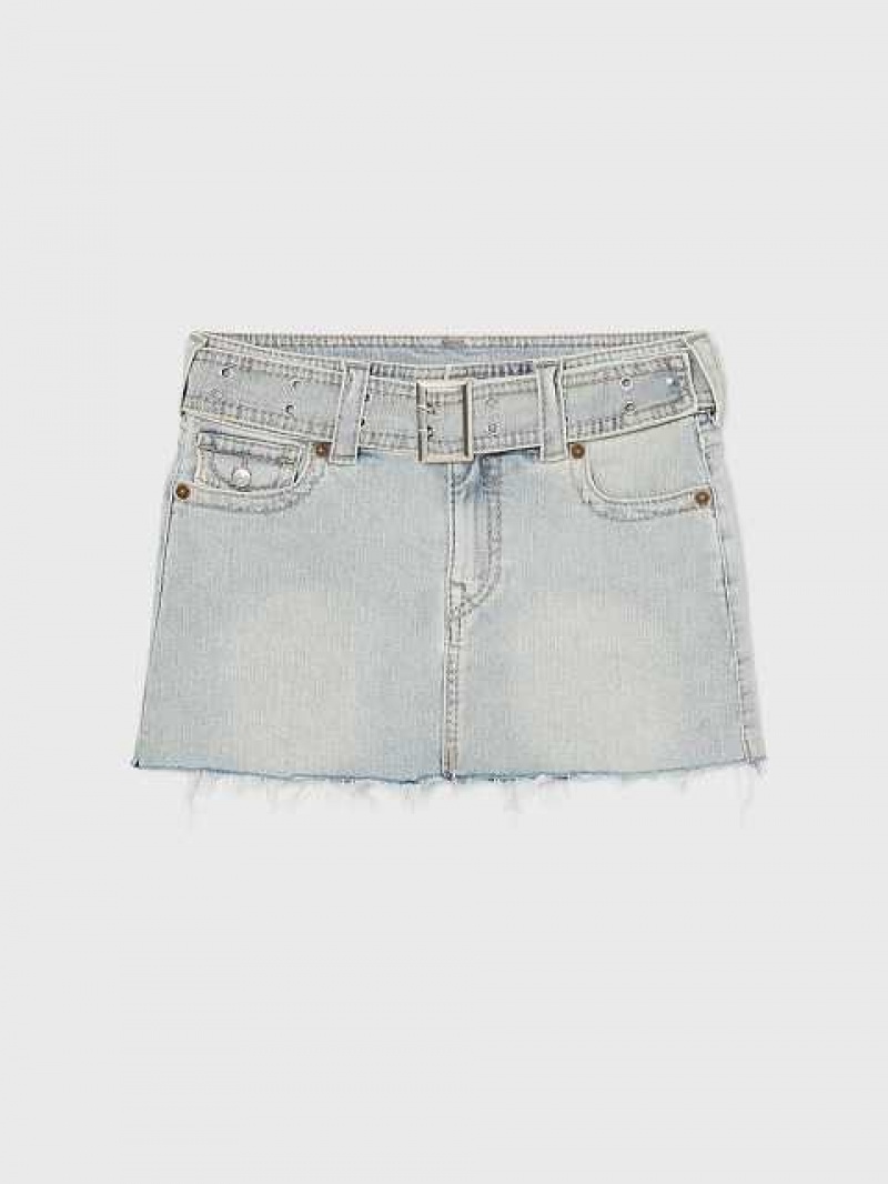 True Religion Sadie Mini Flap Kjol Dam Ljustvätt | LDK120587