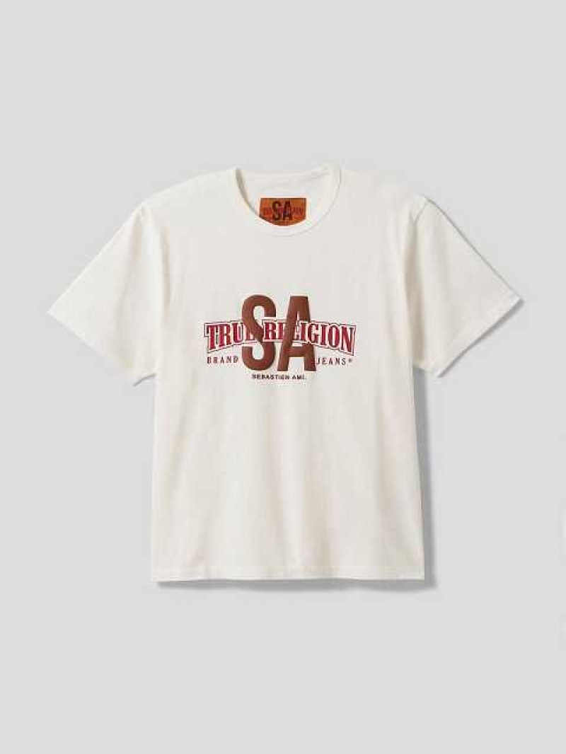 True Religion Sebastien Ami X Collaboration T-shirt Herr Vita | XLA470563