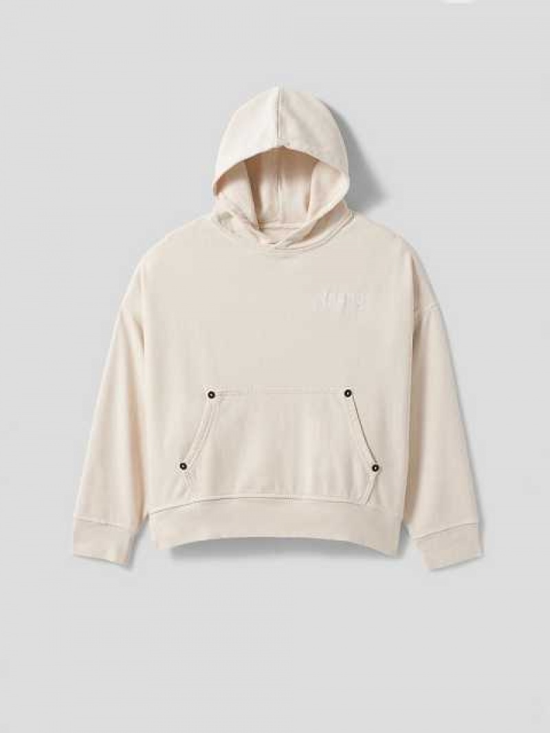 True Religion Sebastien Ami X True Religion Logo Hoodie Herr Vita | IKW720189