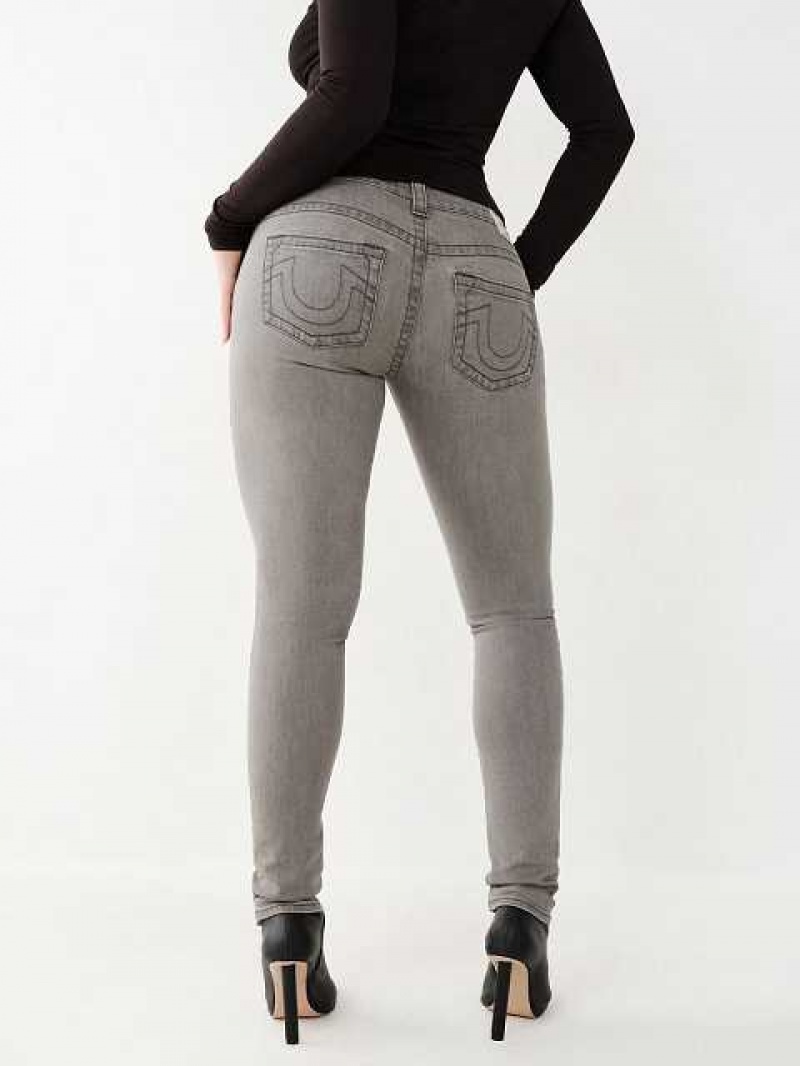 True Religion Stella Low Rise Skinny Jeans Dam Grå | EPT207543