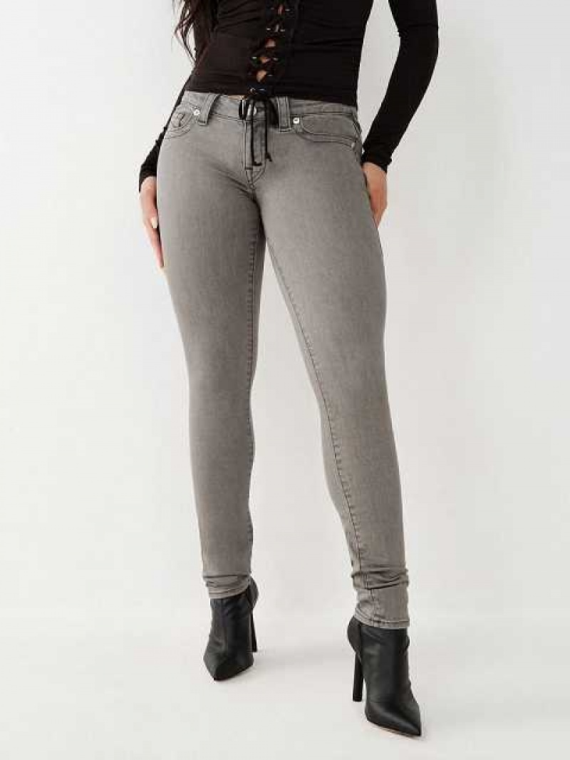 True Religion Stella Low Rise Skinny Jeans Dam Grå | EPT207543