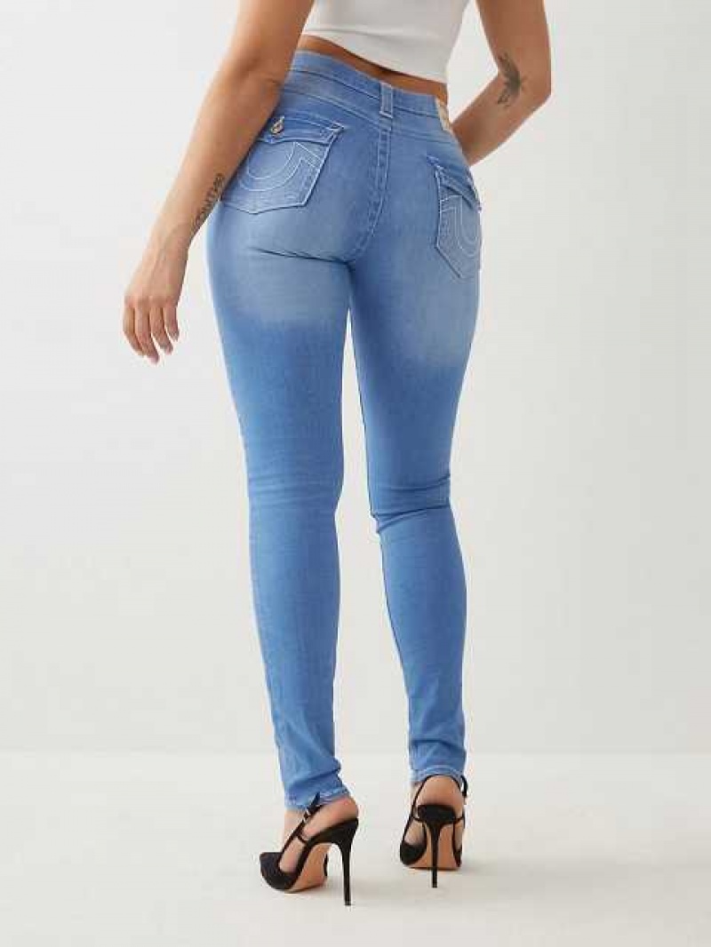 True Religion Stella Skinny Jeans Dam Ljustvätt | XFL942781