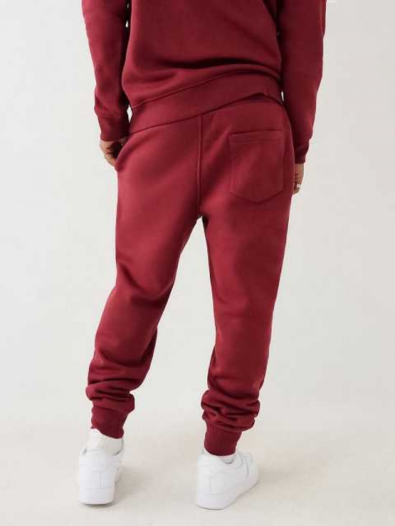 True Religion Studded Logo Joggingbyxor Herr Fuchsia | DIP390526