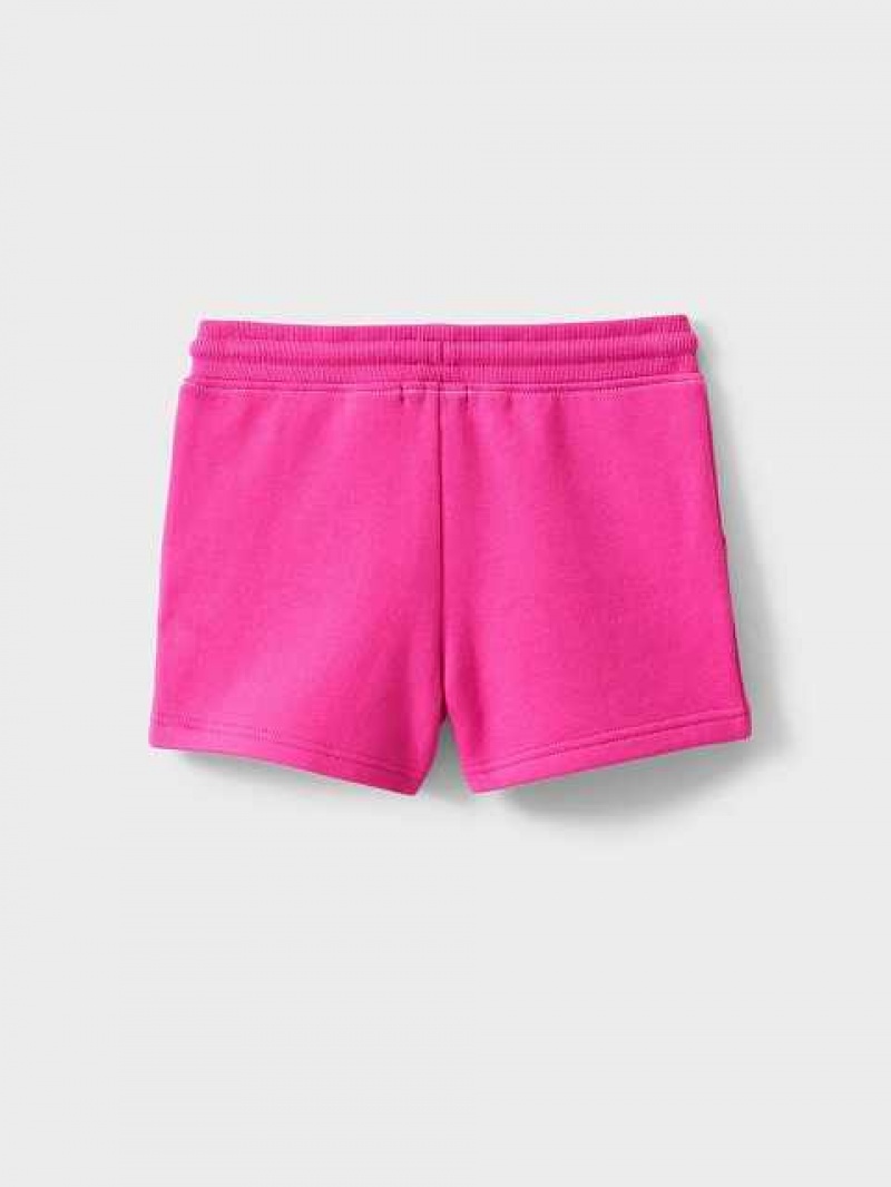 True Religion Sweat Shorts Barn Fuchsia | FOM506412