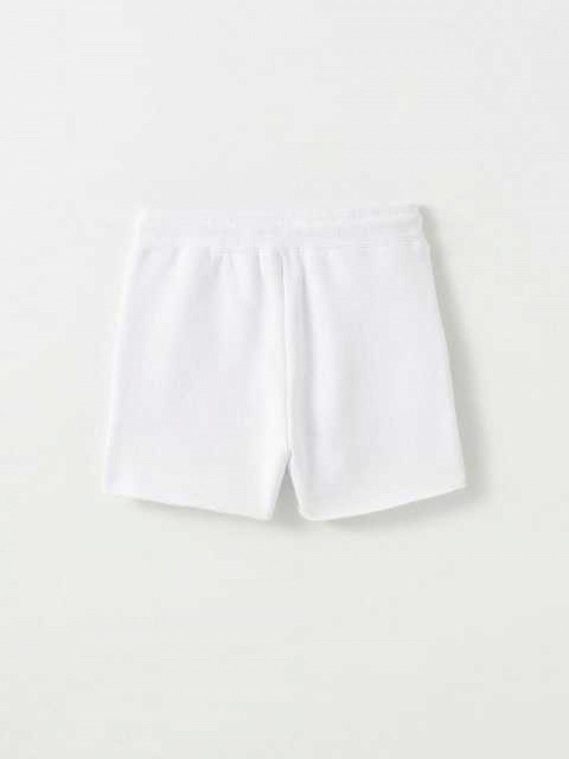 True Religion Sweat Shorts Barn Vita | OWI709836