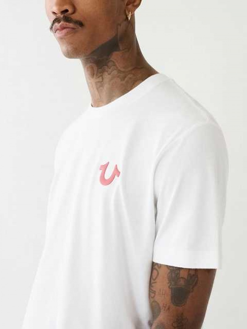 True Religion Tr Mode Sense Logo T-shirt Herr Vita | GWV197824