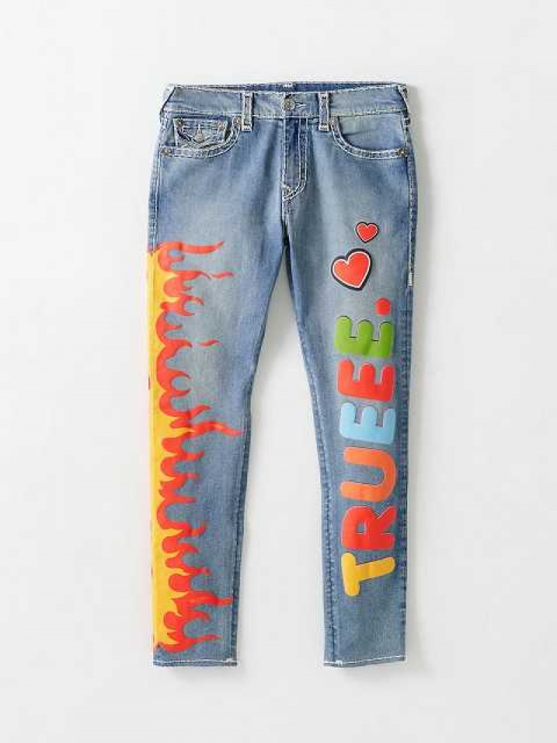 True Religion Tr X Chief Keef Skinny Jeans Herr Blå | OVB603524