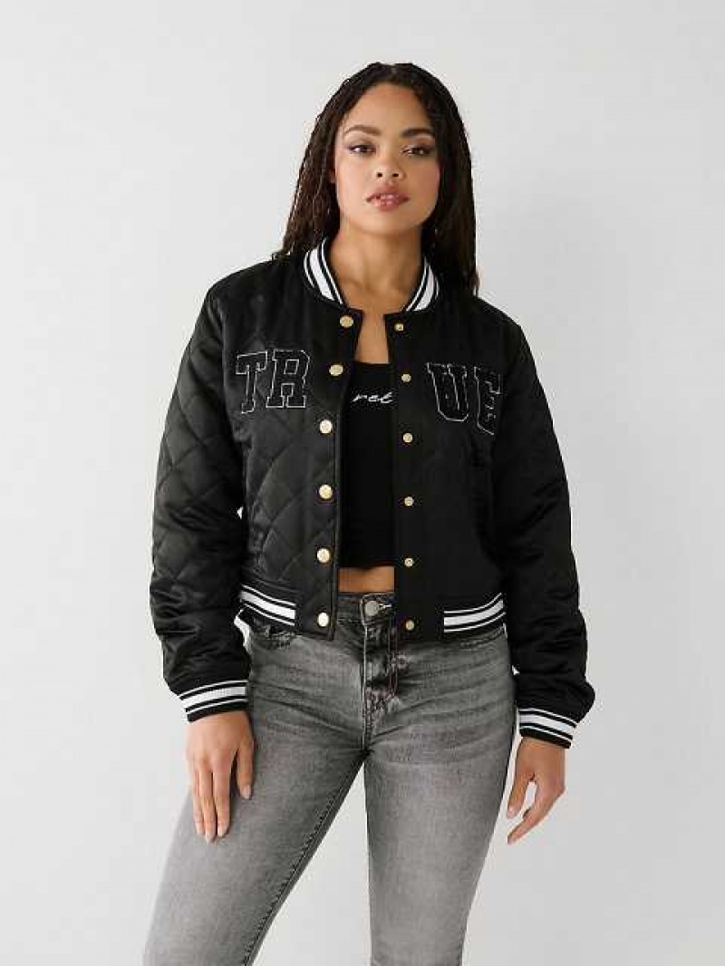 True Religion True Bomber Jacka Dam Svarta | MPH702941