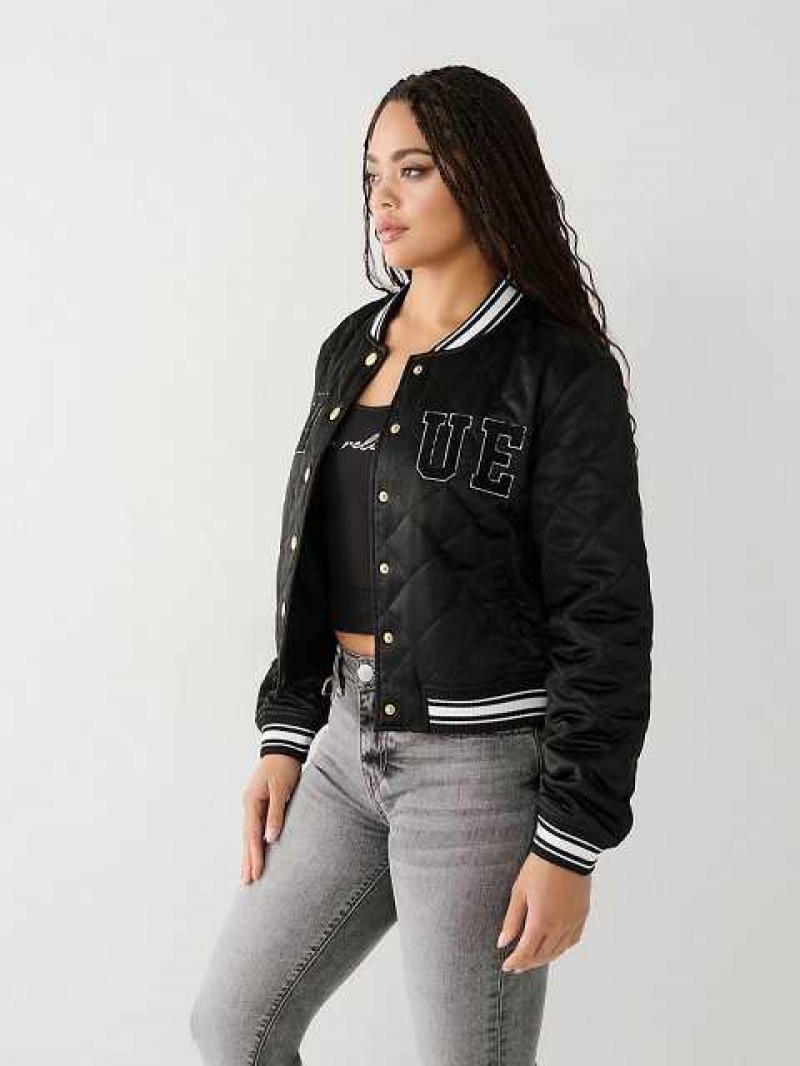 True Religion True Bomber Jacka Dam Svarta | MPH702941