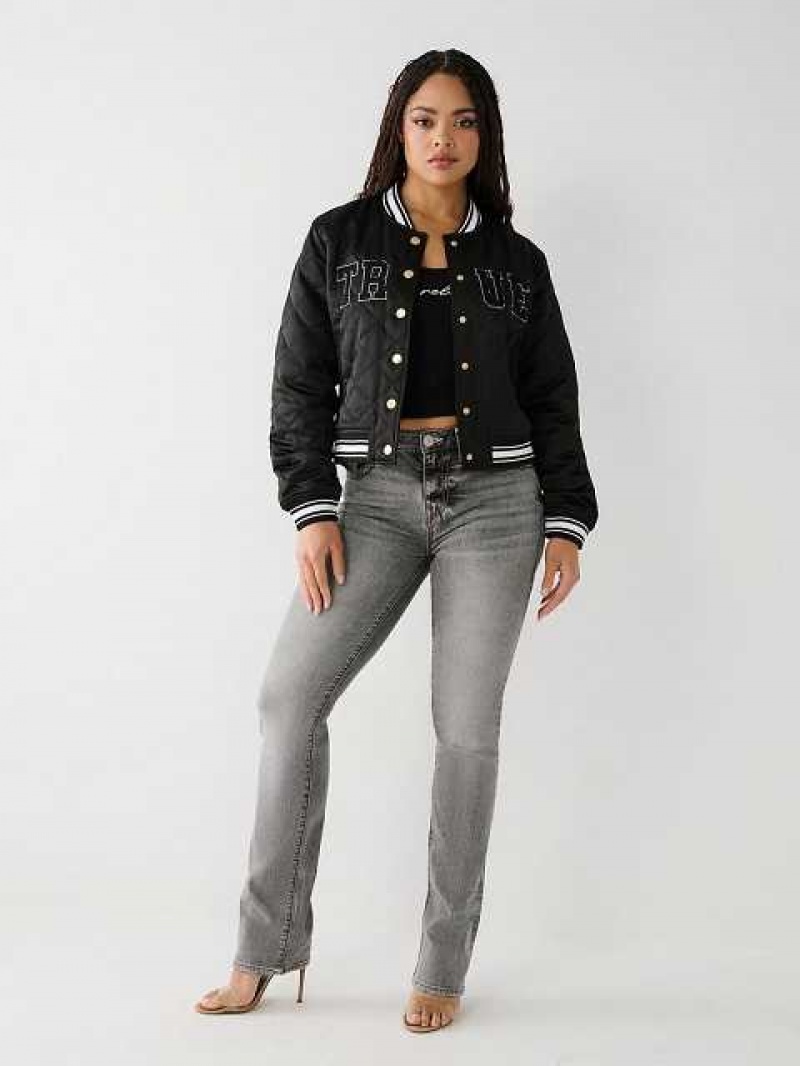 True Religion True Bomber Jacka Dam Svarta | MPH702941