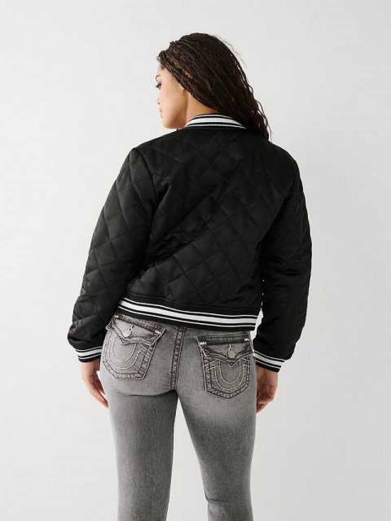 True Religion True Bomber Jacka Dam Svarta | MPH702941