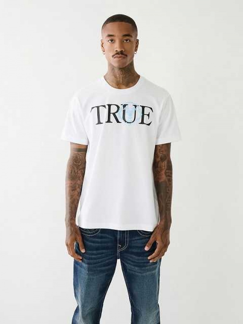 True Religion True Buddha Logo T-shirt Herr Vita | YRN985470