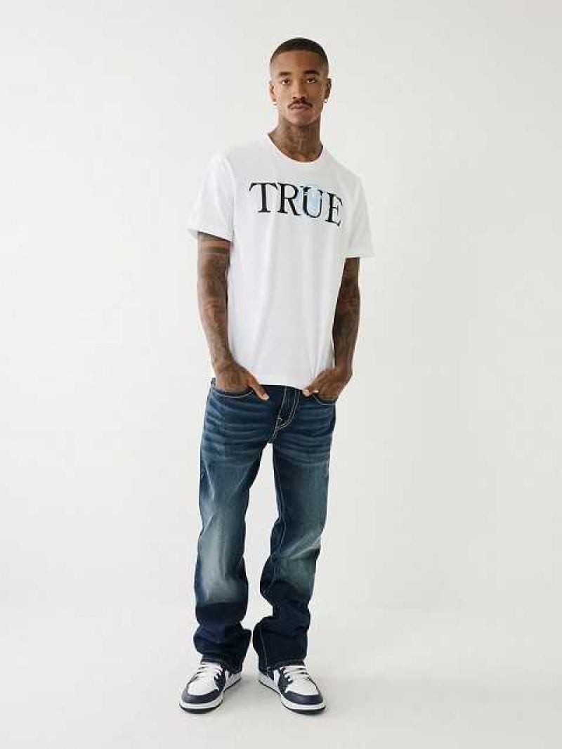 True Religion True Buddha Logo T-shirt Herr Vita | YRN985470