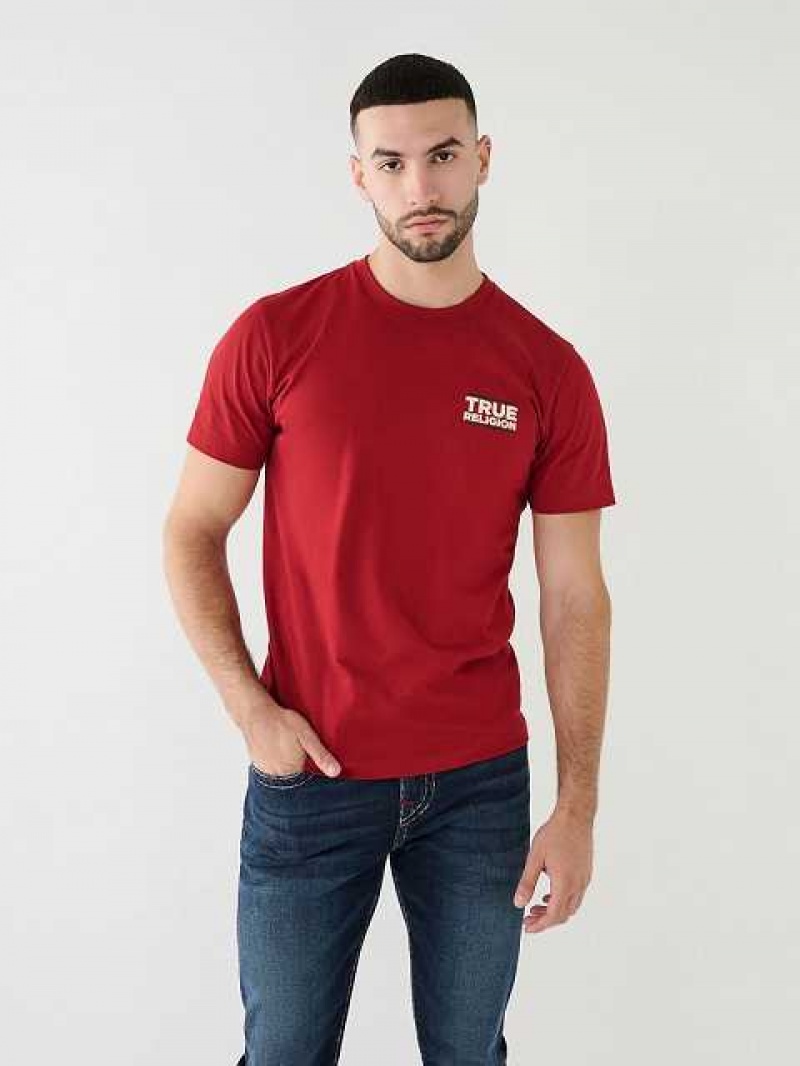 True Religion True Buddha T-shirt Herr Röda | GYX967250