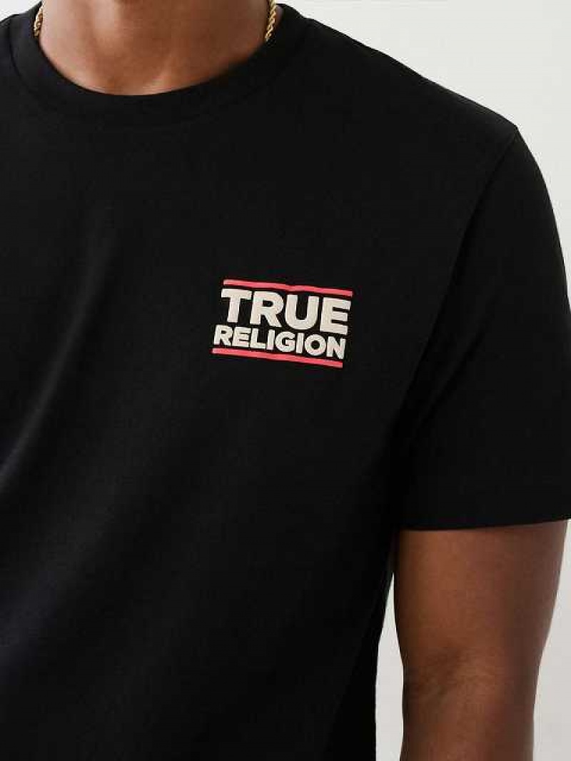 True Religion True Buddha T-shirt Herr Svarta | KRM536487