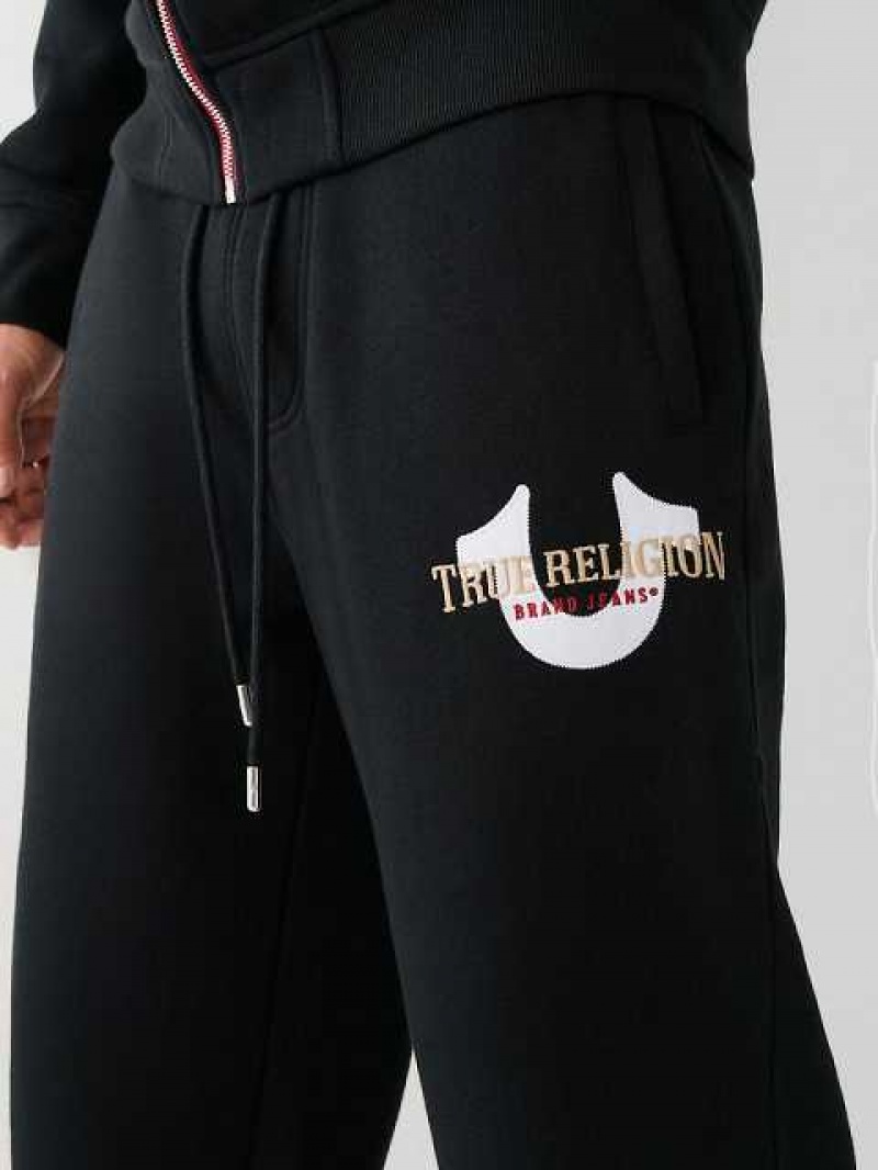 True Religion True Logo Joggingbyxor Herr Svarta | BFR689174