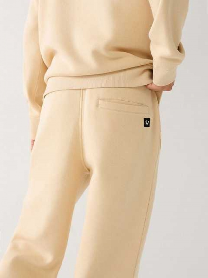 True Religion True Logo Joggingbyxor Herr Beige | OYT815029