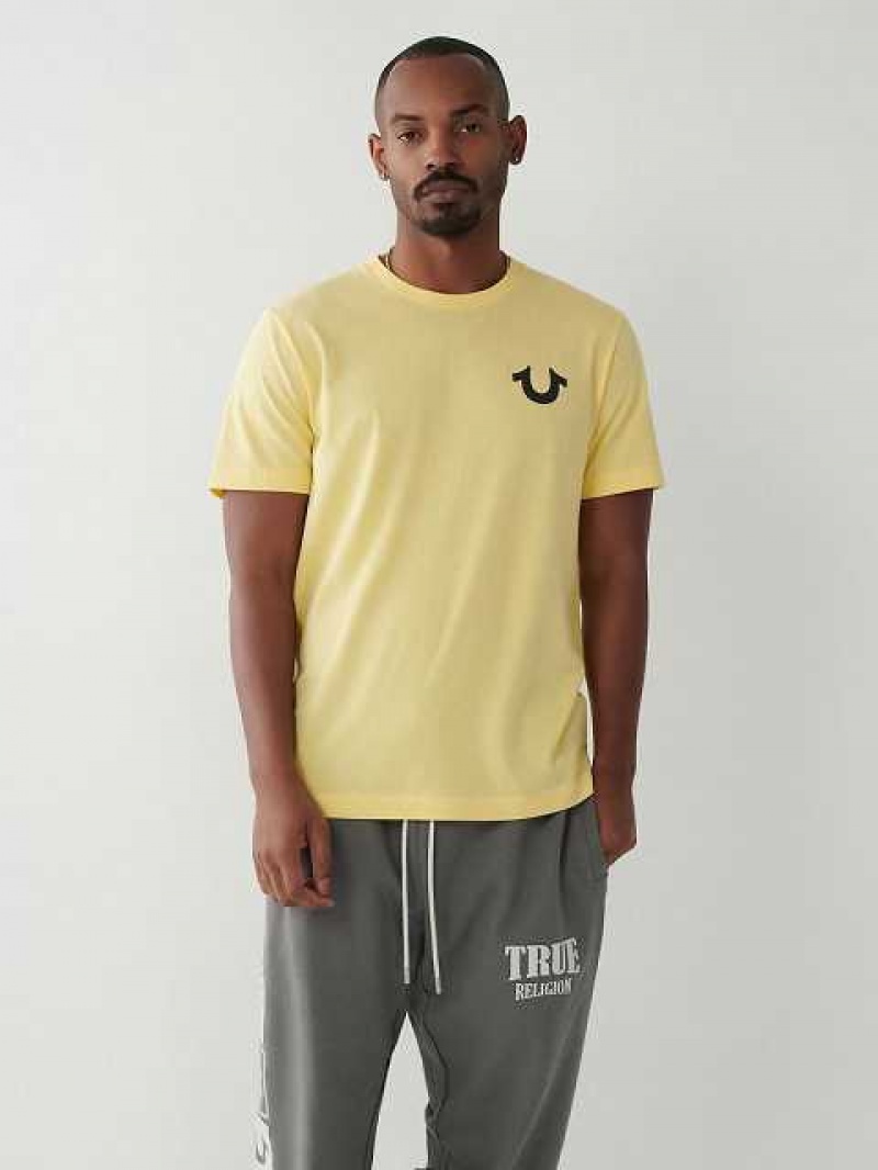 True Religion True Logo T-shirt Herr Citron | GMX129804