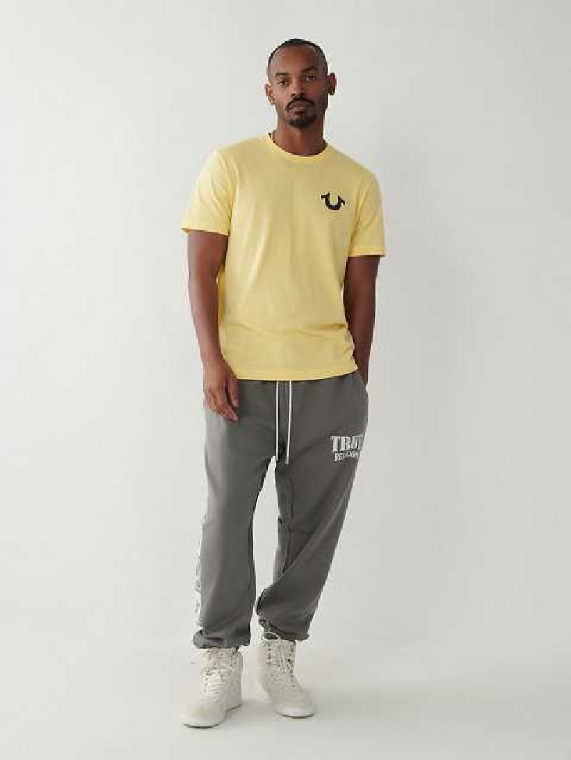 True Religion True Logo T-shirt Herr Citron | GMX129804