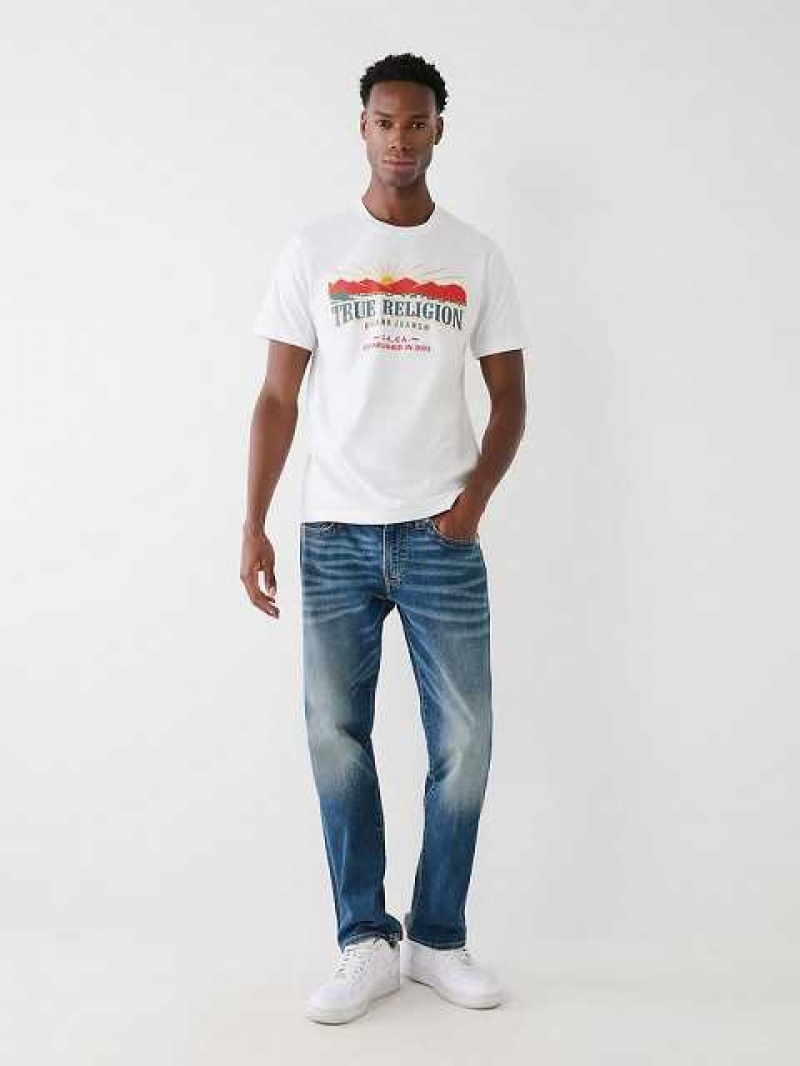 True Religion True Logo T-shirt Herr Vita | NRA382790