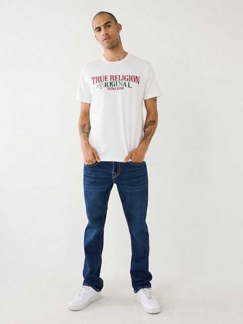 True Religion True Logo T-shirt Herr Vita | THR165407