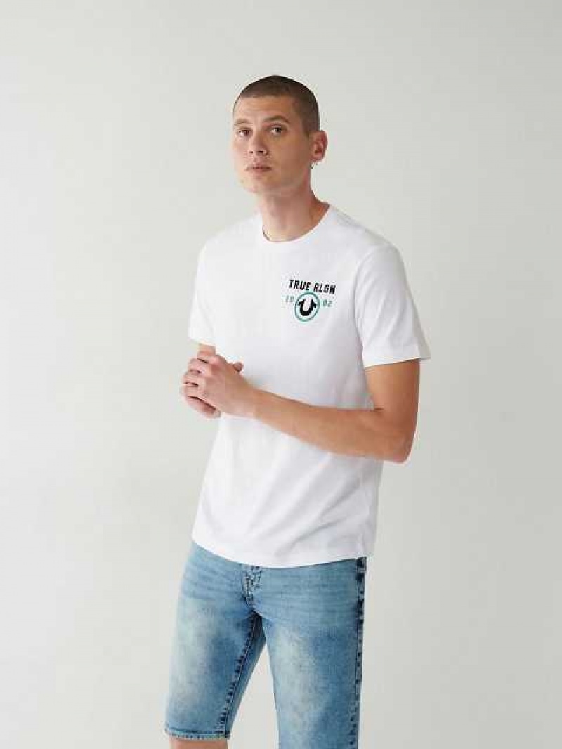 True Religion True Logo T-shirt Herr Vita | CXT948753