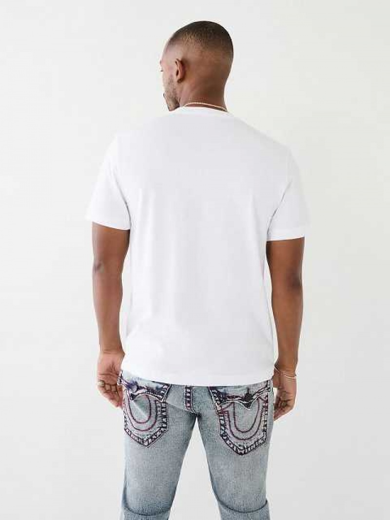 True Religion True Logo T-shirt Herr Vita | BVO472083