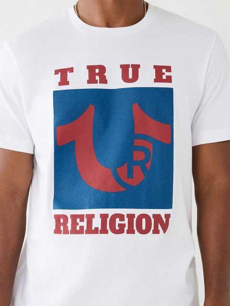 True Religion True Logo T-shirt Herr Vita | BVO472083