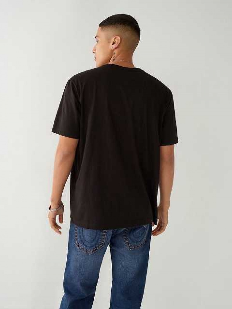 True Religion True Relaxed T-shirt Herr Svarta | EIH284095