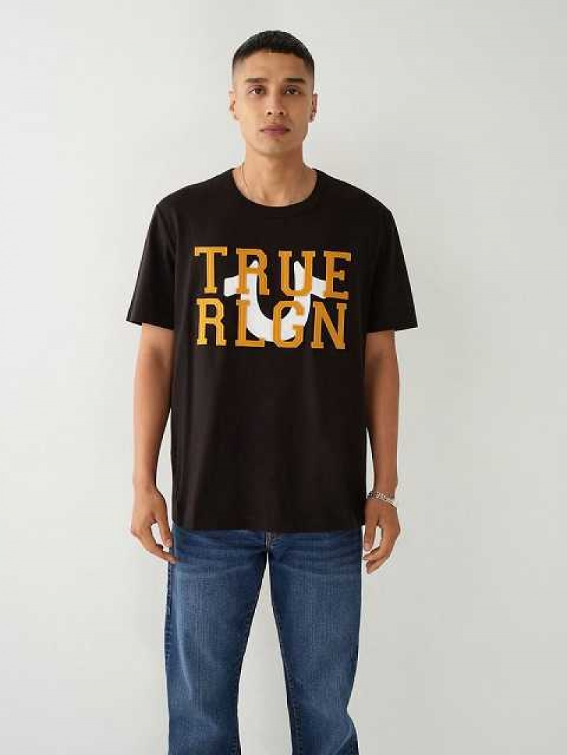 True Religion True Relaxed T-shirt Herr Svarta | EIH284095