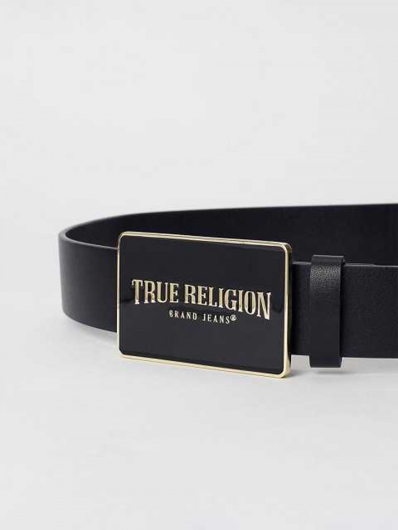 True Religion True Spännen Bälte Unisex Svarta | ABO431786