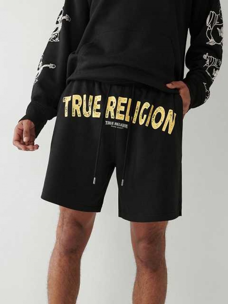 True Religion True Sweat Shorts Herr Svarta | HMK938056