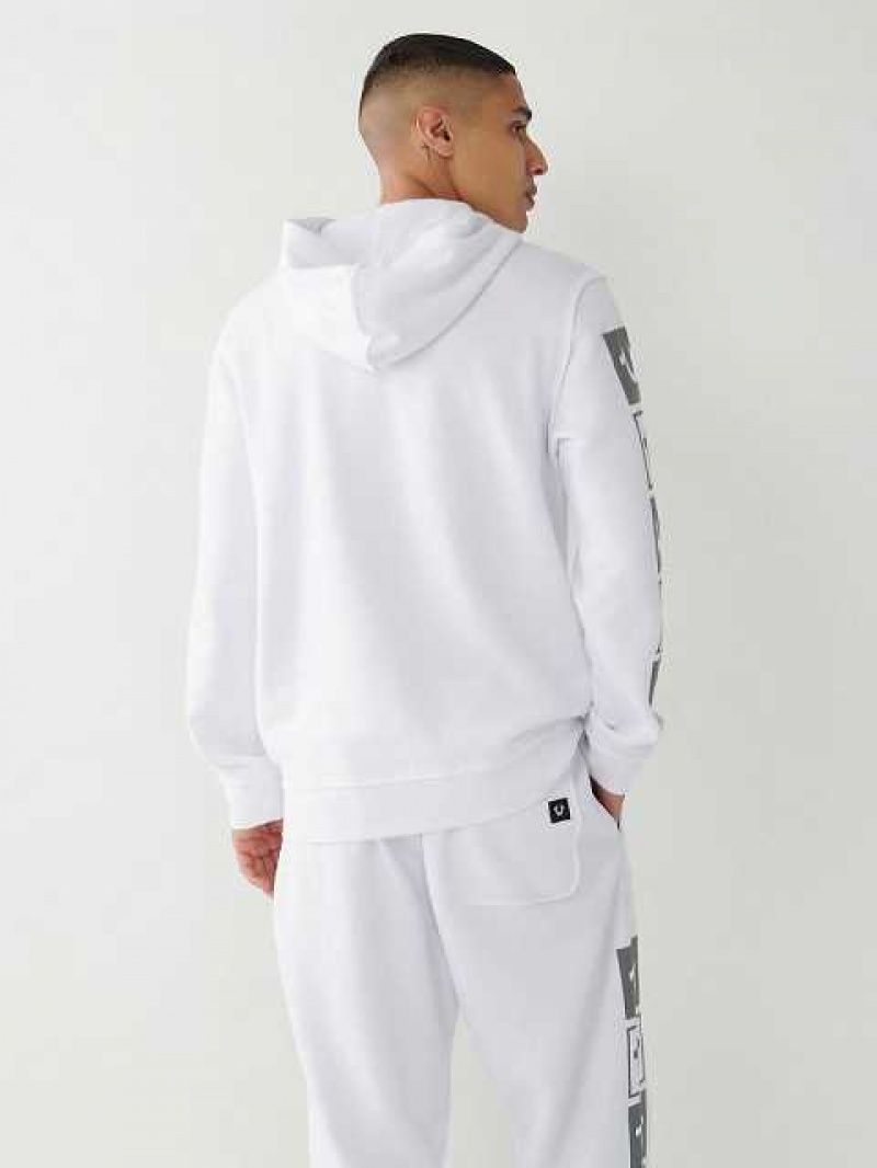 True Religion True Zip Hoodie Herr Vita | KYQ340168